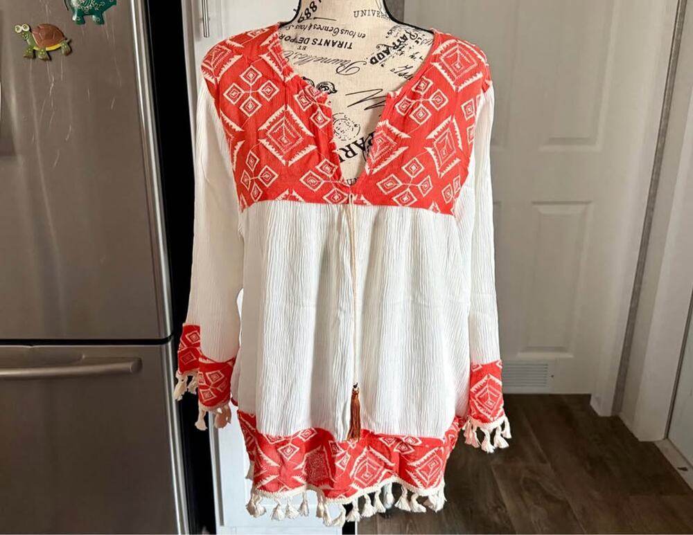 NWT Misa Los Angeles Boho Top Size Large